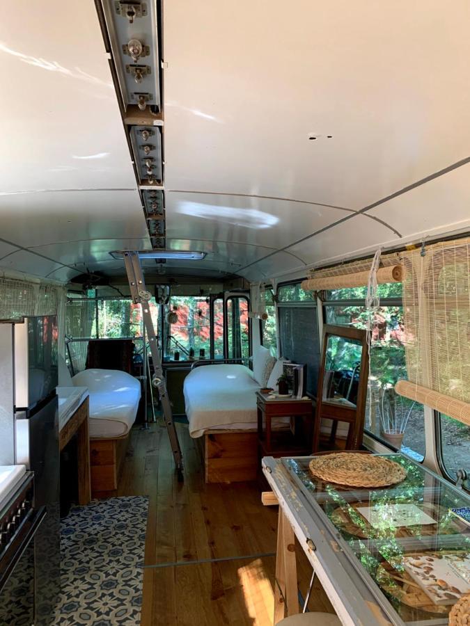 Magic Roof Top Bus With Big Bath In The Tree Forest! Мімізан Екстер'єр фото
